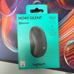 Logitech Silent Touch Bluetooth Mouse Packaging - Teal
